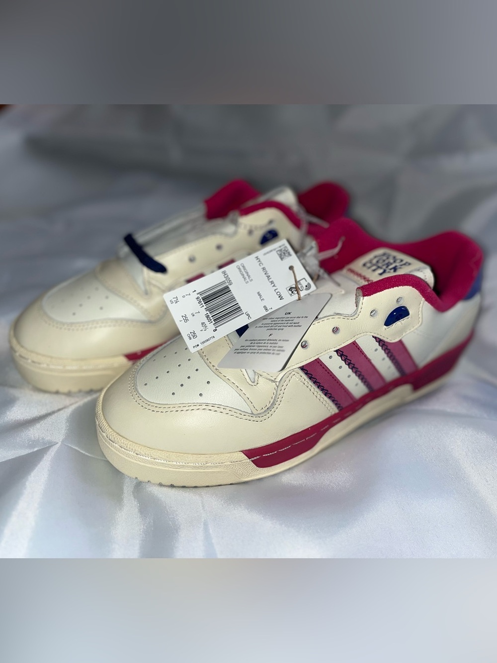 Adidas HYC Rivalry Low Sneakers in Cream Sz Men’s 7 Women’s 8.5/9 NEW NWT
